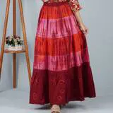 Batik Cotton Skirt