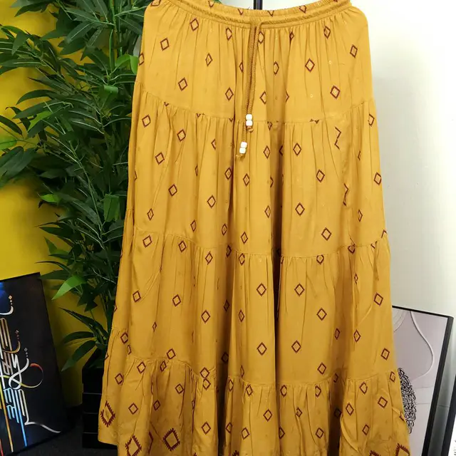 Premium Jamdani Print Skirt