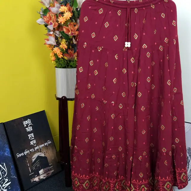 Premium Jamdani Print Skirt