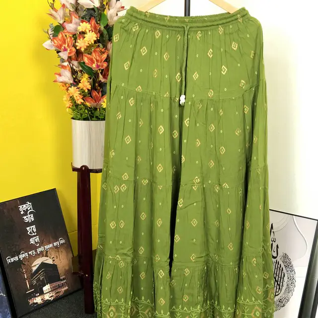 Premium Jamdani Print Skirt