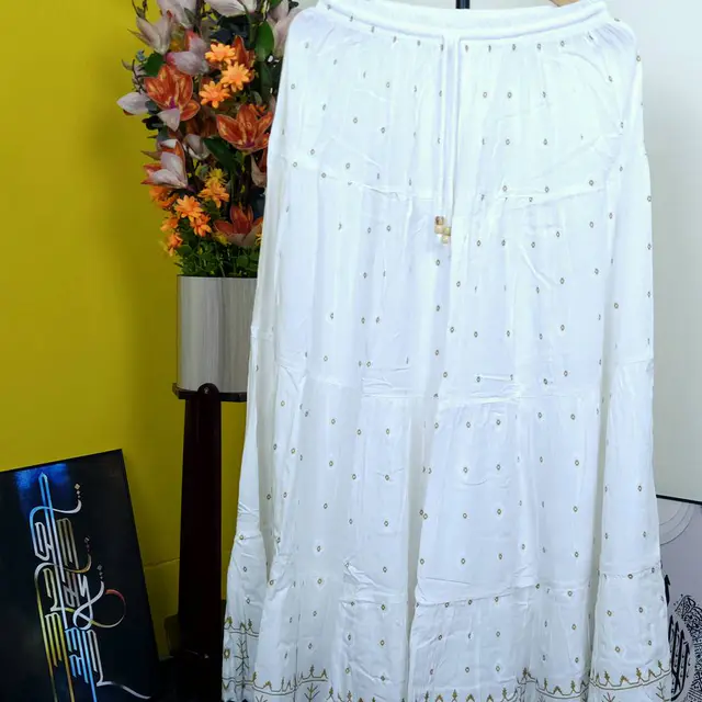 Premium Jamdani Print Skirt